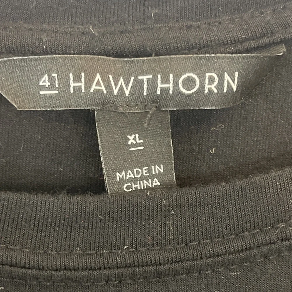 41 hawthorn Anthropologie Dolman‎ Sleeve Womens Sz XL Modal Black Mini Dress